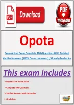 OPOTA Exam Prep 2026&ndash;2027 &vert; Ohio Peace Officer Training Academy Practice Questions&comma; Answers & Detailed Rationales