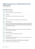 NYPD PCT Procedures nicole &ndash; UPDATED Questions with 100&percnt;&NewLine;Verified Answers