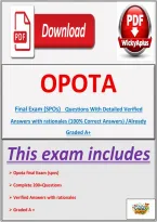 OPOTA Exam Prep 2026&ndash;2027 &vert; Ohio Peace Officer Training Academy Practice Questions&comma; Answers & Detailed Rationales