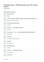 NYPD Radio Codes &ndash; UPDATED Questions with 100&percnt; Verified&NewLine;Answers