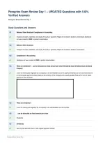 Peregrine Exam Review Day 1 &ndash; UPDATED Questions with 100&percnt;&NewLine;Verified Answers