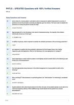 PHTLS &ndash; UPDATED Questions with 100&percnt; Verified Answers&NewLine;