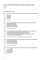 PHTLS &ndash; UPDATED Questions with 100&percnt; Verified Answers&NewLine;