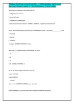 Wildland Fire Exam Actual Exam 2024 &vert; All 100 Questions And Correct Answers &vert; Already Graded A&plus; &vert; Verified Answers &vert; Latest Update&NewLine;&NewLine;