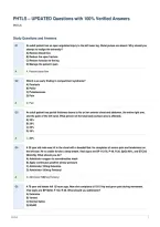 PHTLS &ndash; UPDATED Questions with 100&percnt; Verified Answers&NewLine;