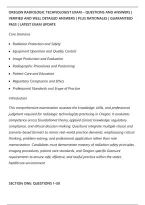 Oregon Radiologic Technologist Exam &ndash; Questions And Answers &vert;&NewLine;Verified And Well Detailed Answers &vert; Plus Rationales &vert; Guaranteed&NewLine;Pass &vert; Latest Exam Update&NewLine;