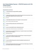 Xcel 4 Exame &lpar;Medical Expense&rpar; &ndash; UPDATED Questions with 100&percnt;&NewLine;Verified Answers