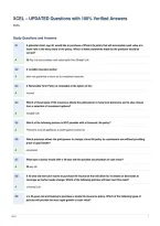XCEL &ndash; UPDATED Questions with 100&percnt; Verified Answers&NewLine;