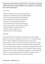 Oregon Real Estate Principal Broker Exam &ndash; Questions And Answers&NewLine;&vert; Verified And Well Detailed Answers &vert; Plus Rationales &vert; Guaranteed&NewLine;Pass &vert; Latest Exam Update