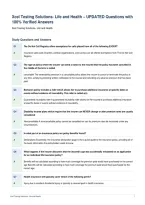 Xcel Testing Solutions- Life and Health Insurance- Weighted Exam &ndash; UPDATED Questions with 100&percnt; Verified Answers