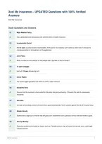 Xcel life insurance &ndash; UPDATED Questions with 100&percnt; Verified&NewLine;Answers