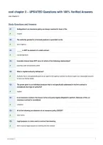 xcel chapter 3 &ndash; UPDATED Questions with 100&percnt; Verified Answers&NewLine;
