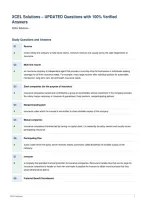 XCEL Solutions &ndash; UPDATED Questions with 100&percnt; Verified&NewLine;Answers