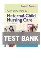 TEST BANK FOR Davis Advantage For Maternal-Child Nursing Care 4th Edition&comma; &lpar;2025&rpar; By Meredith J Scannell & Kristine Ruggiero ISBN&colon; 9781719650632 COMPLETE GUIDE All CHAPTERS COVERED 100&percnt; VERIFIED A&plus; GRADE ASSURED&excl;&excl;&excl;&excl;&excl;