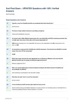 Xcel Final Exam &ndash; UPDATED Questions with 100&percnt; Verified&NewLine;Answers