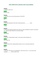 AESC 2050 EXAM 1 Questions with Correct Solutions