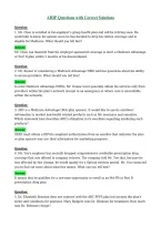 AHIP Questions with Correct Solutions