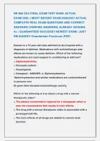 Nr 668 Cea Final Exam Test Bank Actual         &NewLine;Exam 2026 &vert;&vert; Most Recent Exam 2026&vert;2027 Actual &NewLine;Complete Real Exam Questions And Correct &NewLine;Answers &lpar;Verified Answers&rpar; Already Graded &NewLine;A&plus; &vert; Guaranteed Success&excl;&excl; Newest Exam &vert; Just &NewLine;Released&excl;&excl; Chamberlain 