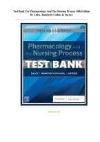 Test Bank For Pharmacology And The Nursing Process 10th Edition &NewLine;By Lilley&comma; Rainforth Collins & Snyder