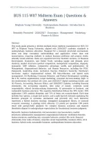 BUS 115 W07 Midterm Exam &vert; Questions & Answers &vert; BYU Business Study Guide &vert; Remotely Proctored &vert; 2026&sol;2027