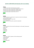 API 653 CLOSED BOOK QUIZ Questions with Correct Solutions
