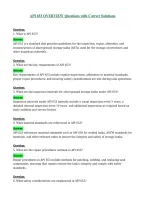 API 653 OVERVIEW Questions with Correct Solutions