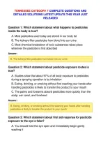 Tennessee Category 7 Complete Questions And&NewLine;Detailed Solutions Latest Update This Year Just&NewLine;Released