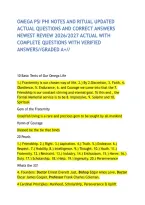 Omega Psi Phi Notes And Ritual Updated Actual Questions And Correct Answers Newest Review 2026&sol;2027 Actual With Complete Questions With Verified Answers&sol;&sol;Graded A&plus;&sol;&sol;