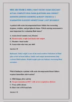 Nsg 430 Exam 1&2  &vert;&vert; Most Recent Exams 2026&vert;2027 