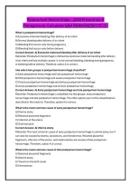 Postpartum Hemorrhage - 2026 Prevention & Management Complete Q&A BRANDNEW&excl;&excl;&excl;&excl;&excl;&excl;&excl;&excl;&excl;&excl;&excl;&excl;