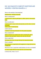 Nsc 260 Exam With Complete Questions And Answers&sol;&sol; Verified&sol;&sol;Graded A&plus;&sol;&sol;