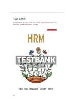TEST BANK FOR Human Resource Management 6th Edition by Patrick M&period; Wright Sandra Steen&comma; Raymond Andrew Noe ISBN&colon; 978-1260881226 COMPLETE GUIDE ALL CHAPTERS COVERED 100&percnt; VERIFIED A&plus; GRADE ASSURED&excl;&excl;&excl;&excl;