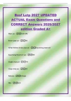 Bnsf Letp 2027 UPDATED&NewLine;ACTUAL Exam Questions and&NewLine;CORRECT Answers 2026&sol;2027&NewLine;edition Graded A&plus;&NewLine;Main psi -120-140&NewLine;Brake pipe psi - 90&NewLine;What follows brake pipe psi -E