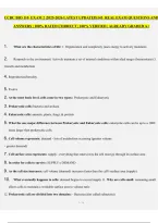 CCBC BIO 110 Exam 2 Study Guide & Practice Questions &vert; Biology Exam Review 2026&sol;2027