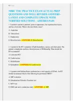 NBRC TMC Practice Exam &vert; Respiratory Therapist Exam Questions & Answers 2026&sol;2027