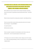 CCC Module 4 Post-Test &vert; Exam Questions&comma; Correct Answers & Study Guide 2026&sol;2027