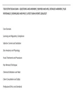 Tdlr Esthetician Exam &ndash; Questions And Answers &vert; Verified And Well Detailed Answers &vert; Plus&NewLine;Rationales &vert; Download And Pass &vert; Latest Exam Update 2026&sol;2027