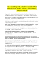 SDI Gunsmithing Tools Lab &lpar;FTT 104&rpar; Exam with all Correct & 100&percnt; Verified Answers &vert;Latest Version &vert;Already Graded A&plus;