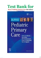 Test Bank for Burns' Pediatric Primary Care 8th Edition by Dawn Lee Garzon isbn-9780323882316