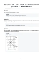 Economics 2301 Latest Actual Exam With Verified&NewLine;Questions & Correct Answers&NewLine;