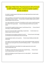 PADI Open Water Diver Final Assessment with all Correct & 100&percnt; Verified Answers &vert;Actual Complete Update &vert;Already Graded A&plus;