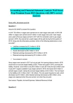 Wall Street Prep Premium Exam 2026&sol;2027 &vert; Finance Practice Questions & Answers &vert; Study Guide & Exam Prep