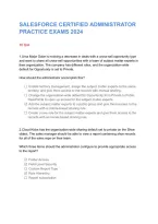Salesforce Certified Administrator Exam Practice Questions and Answers &ndash; Complete Study Guide