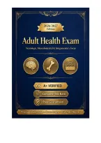 Adult Health Exam&NewLine;Neurologic&comma; Musculoskeletal & Integumentary Focus - Complete Test Bank&NewLine;A&plus; VERIFIED &vert; Expert Verified &vert; Latest Update 2026&sol;2027