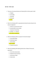 MGT 420 Topic 1 Quiz &ndash; Management Exam Practice Questions and Answers