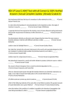 NDI UT Level 2 ASNT Test with all Correct & 100&percnt; Verified Answers &vert;Actual Complete Update &vert;Already Graded A&plus;
