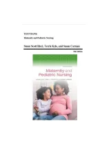Test Bank - Maternity and Pediatric Nursing 5th Edition By Susan Ricci&semi; Theresa Kyle&semi; Susan Carman 9781975139766 Chapter 1- 51 Complete Guide&period;LATEST&NewLine;