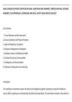 Iahss Advanced Officer Certification Exam&ndash; Questions And Answers &vert; Verified And Well Detailed&NewLine;Answers &vert; Plus Rationales &vert; Download And Pass &vert; Latest Exam Update 2026&sol;2027