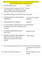 ASNT Level III Visual Testing with all Correct & 100&percnt; Verified Answers &vert;Actual Complete Update &vert;Already Graded A&plus;