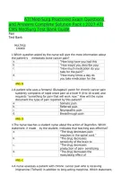 ATI RN Medical-Surgical CMS Proctored Exam Study Guide &vert; Practice Questions&comma; Answers & Rationales &vert; 2027 Preparation